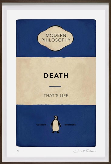 Death: That's Life by The Connor Brothers - Framed Silkscreen Paper Edition
